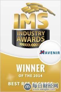 Mavenir虚拟化RCS解决方案在2014IMSIndustryAwards颁奖大会上荣获“最佳RCS”奖项