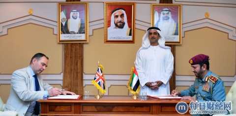 Saif bin Zayed出席内政部与英国同僚的保护儿童免遭在线虐待谅解备忘录签字仪式