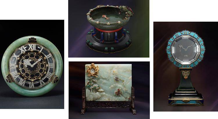 富艺斯隆重呈献一组源于装饰艺术时期的博物馆级卡地亚座钟