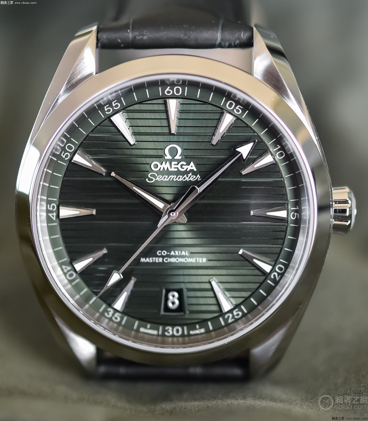 欧米茄海马AQUA TERRA绿盘