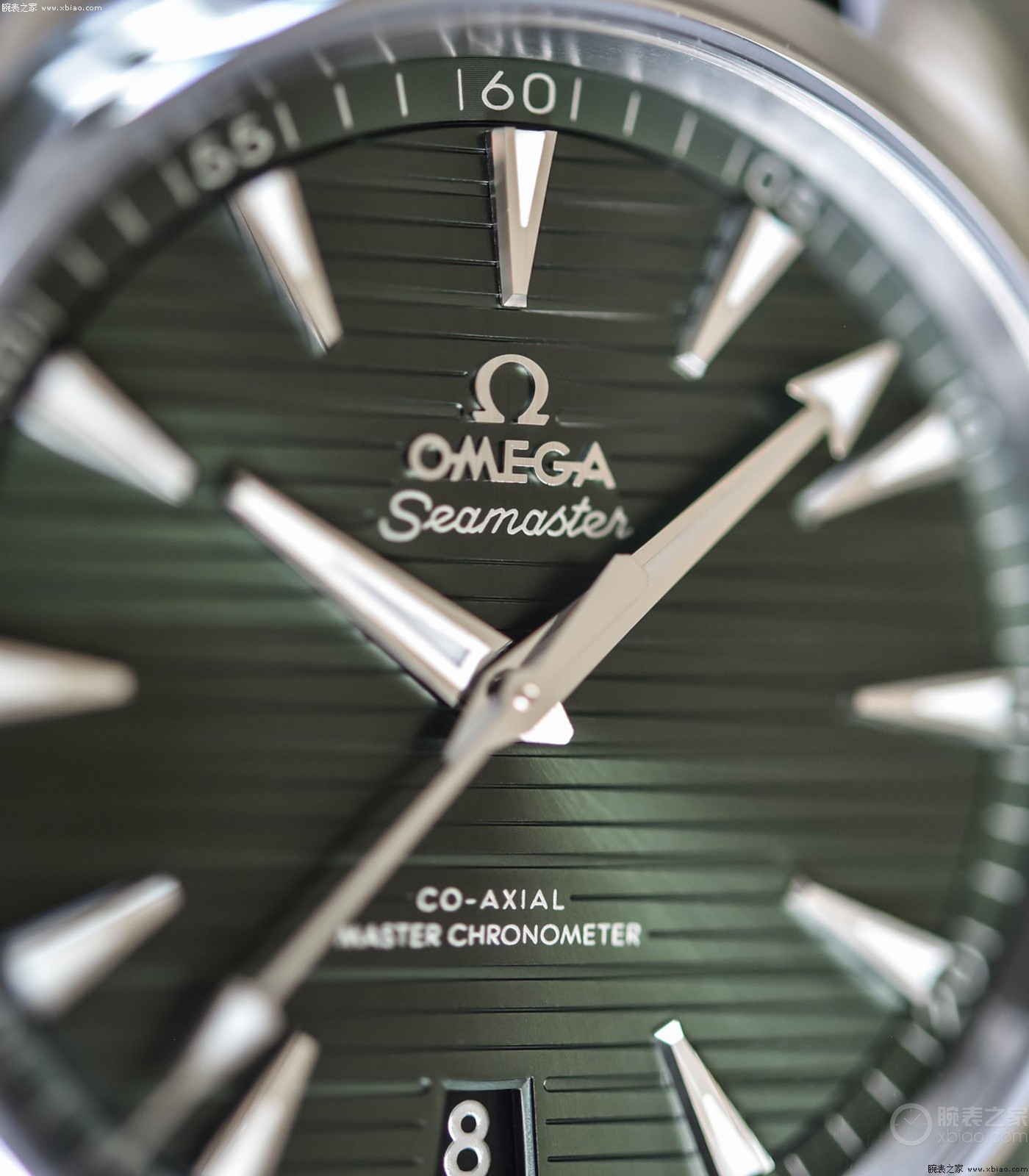 欧米茄海马AQUA TERRA的绿盘