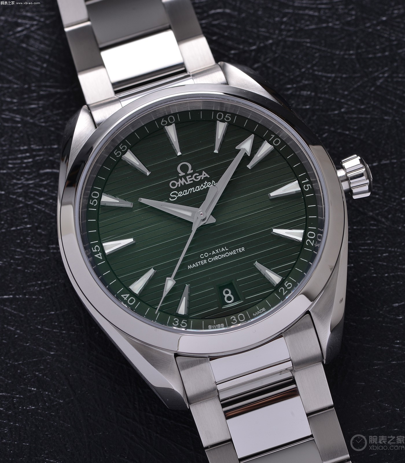 欧米茄海马AQUA TERRA绿盘