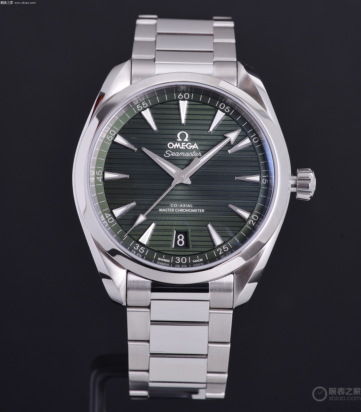 欧米茄海马AQUA TERRA绿盘