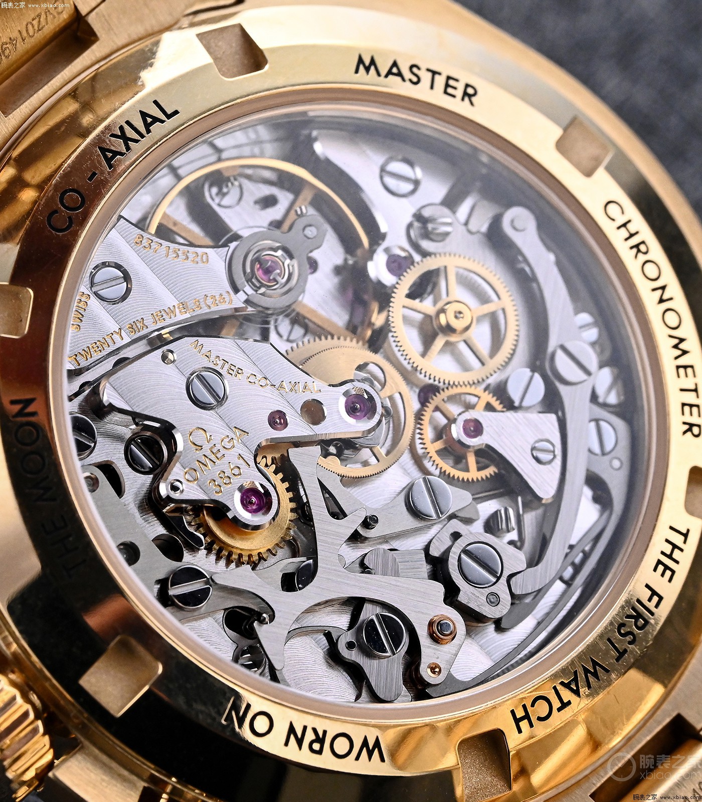 欧米茄超霸3861金壳绿盘